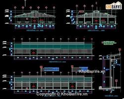 Mẫu thiết kế nhà kho công nghiệp
